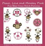 (image for) Peace, Love & Monkey Pink